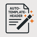 Auto Header Template