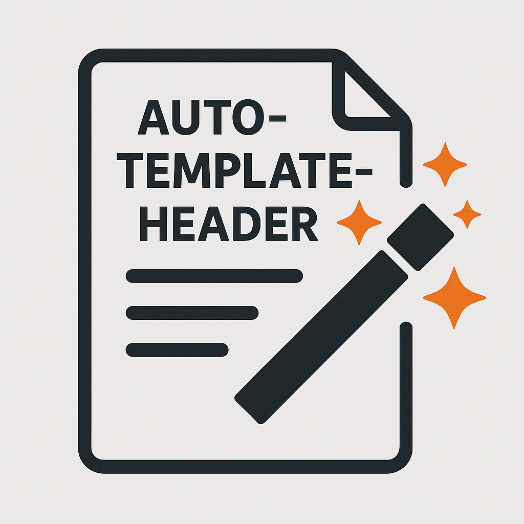Auto Header Template